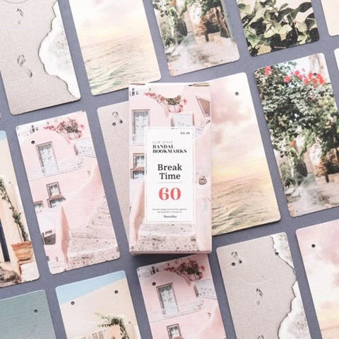 Break Time Bookmarks 60PCS