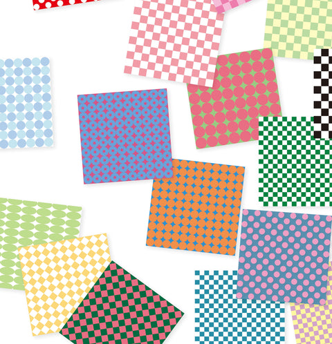 Color Shape Pattern Sticker Pack