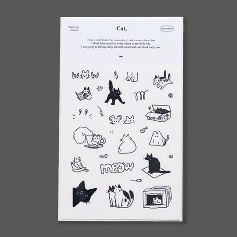 Drawing Sticker _ Cat