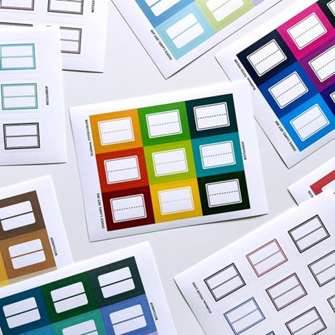 Index Label Sticker ver.3 | 12sheets