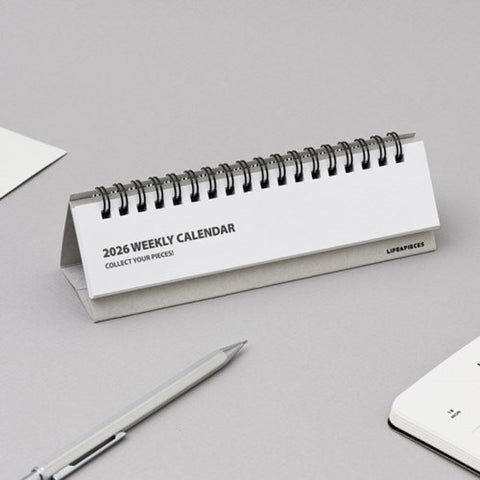 2026 Life&Pieces Desk Weekly Calendar