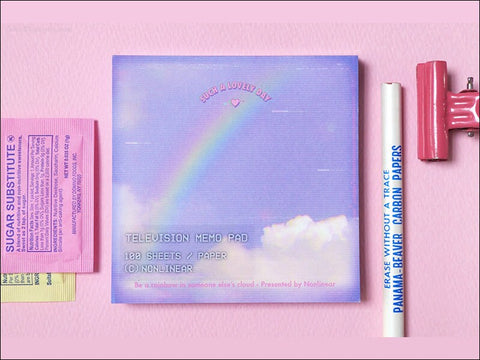 Such a Lovely Day Memo Pad | Rainbow Notepads