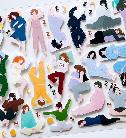 Gesture_Sleep Seal Sticker