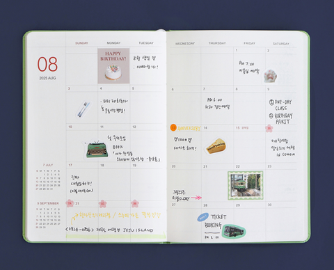 2025 PRISM B6 Weekly Diary