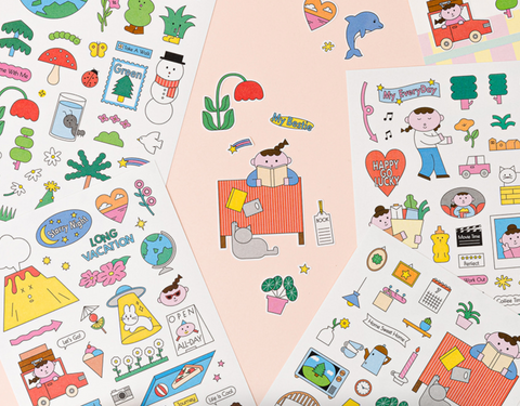 Palette Illust Sticker Pack | 4sheets