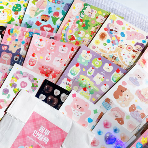PINKRUE Sticker Random Pack | 9sheets