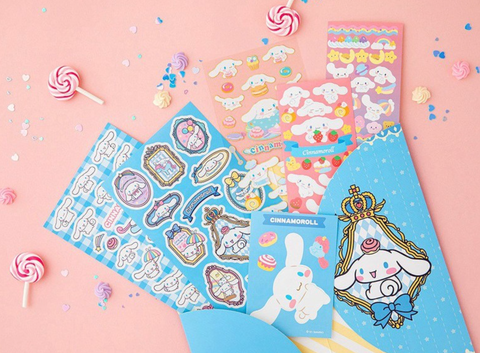 Sanrio Cinnamoroll Paper File & Sticker Pack