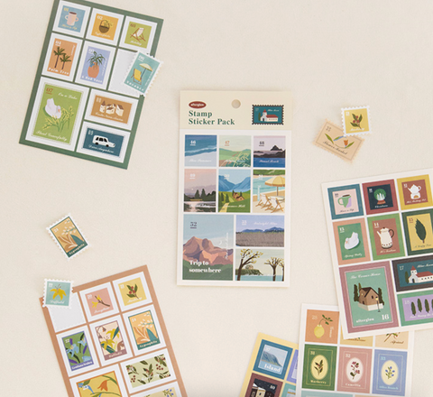 Afterglow Stamp Sticker Pack | 6sheets