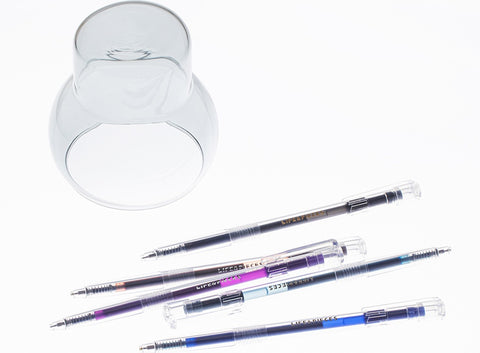 LIFE&PIECES Clear Gel Pen Set 0.38mm _ 14colors Set