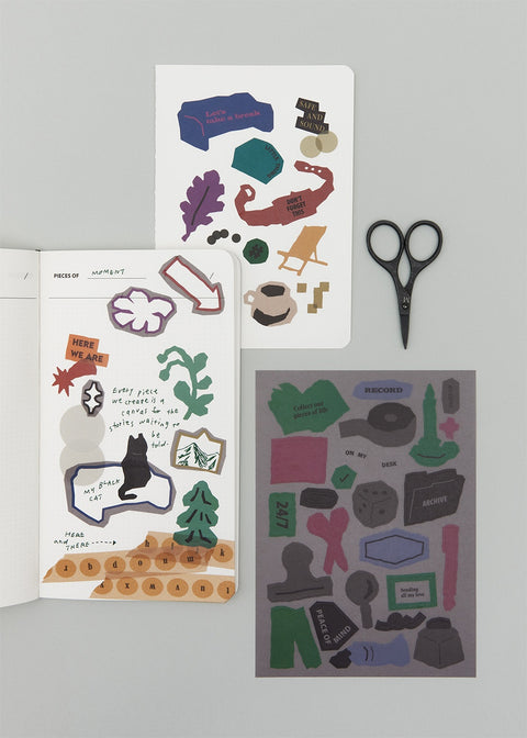 LIFE&PIECES Object Sticker Pack | 6sheets