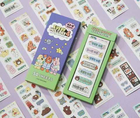 Every Holiday Sticker Pack ver.4 | 50 sheets
