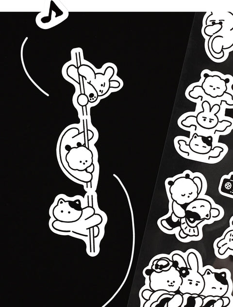 Black & White Sticker Pack | 4sheets