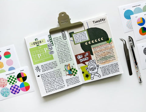 Pattern Circle Sticker Pack | 12sheets