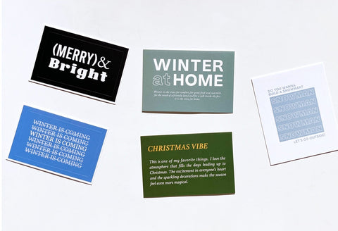 Our Season Winter Sticker Pack