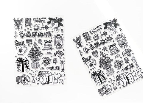 Christmas Line Seal Sticker | Deco Sticker