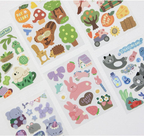 GGU GGU Deco Sticker Pack ver.8 | 6sheets