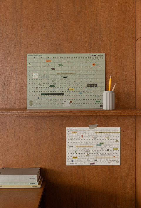 2026 Life&Pieces Small Yearly Calendar Set