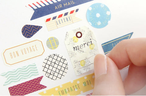 Petit Deco Stickers Pack VER.3 | 8sheets | Planner Diary Sticker