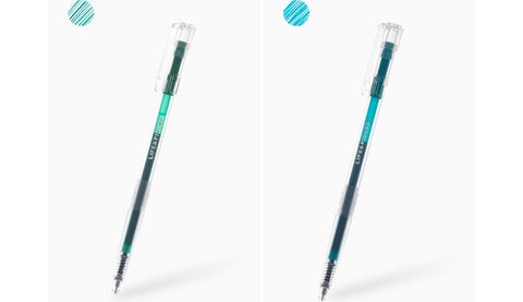 LIFE&PIECES Clear Gel Pen Set 0.38mm _ 14colors Set