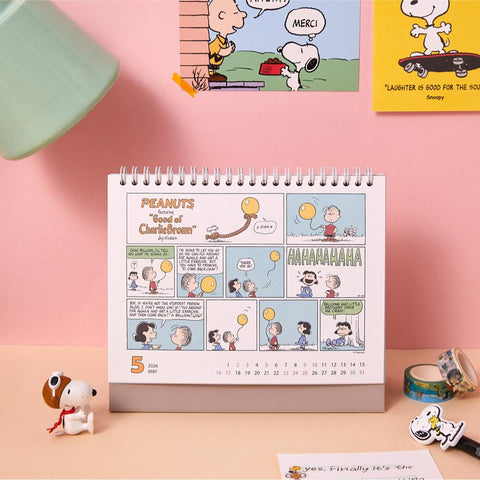 2026 Peanuts Snoopy Desk Calendar