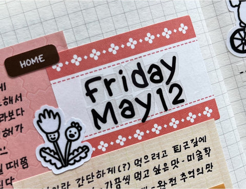 Blank Deco Sticker Pack | 16sheets