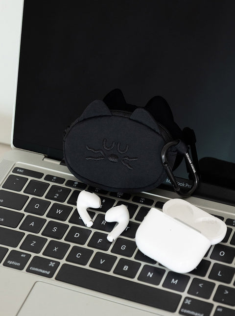 Brunch Brother Black Mogry AirPods Pouch