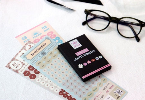 Month Week Day Antique Sticker Pack v.2 | 24sheets