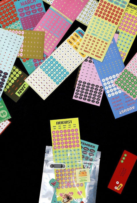 Month Week Day Sticker Pack v.1 | 24sheets