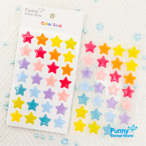 T916 Star Epoxy Deco Sticker