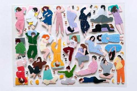 Gesture_Sleep Seal Sticker