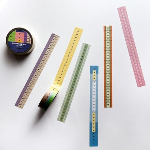 Timetable Masking Tape