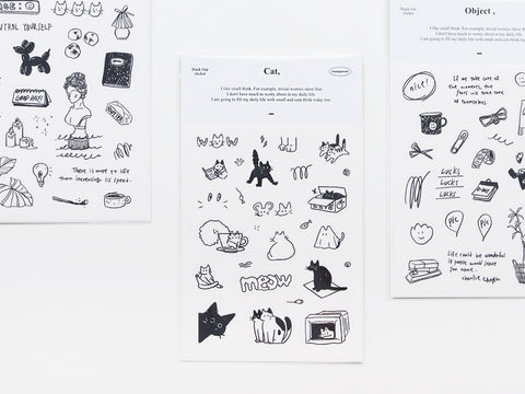 Drawing Sticker _ Cat