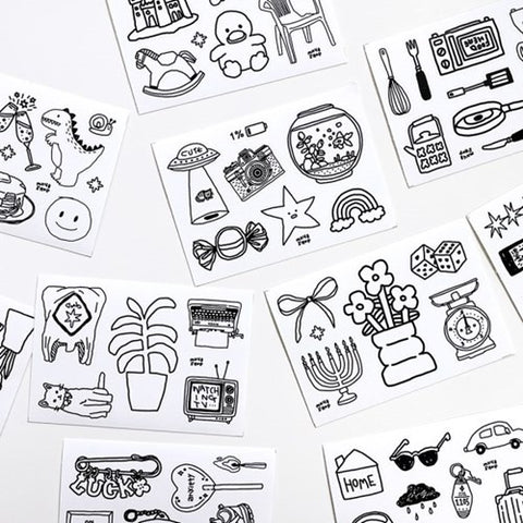 Drawing Seal Sticker Pack