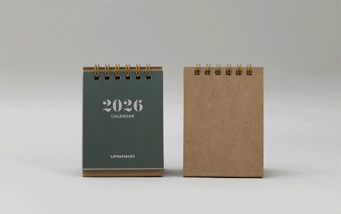 2026 Life&Pieces Mini Desk Calendar