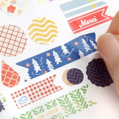 Petit Deco Stickers Pack VER.3 | 8sheets | Planner Diary Sticker