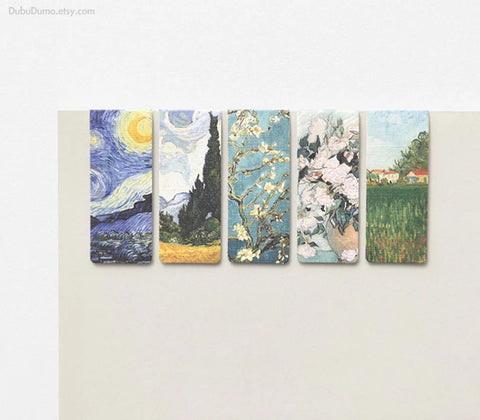 Magnetic Bookmarks 5P_ Vincent Van Gogh ver.1