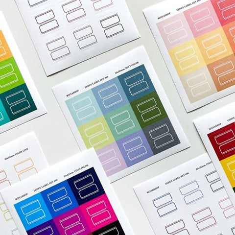 Index Label Sticker Pack | 12sheets