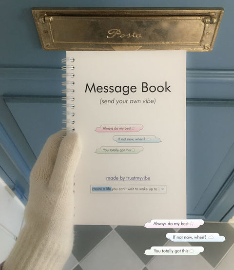 Message Book Daily Planner | Monthly + Daily Diary
