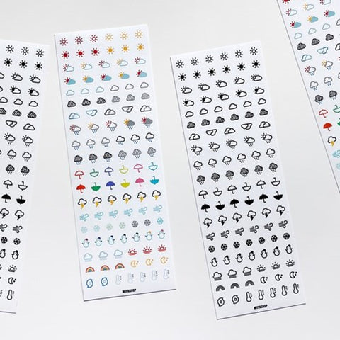 Today's Weather Icon Seal Sticker | 2sheets