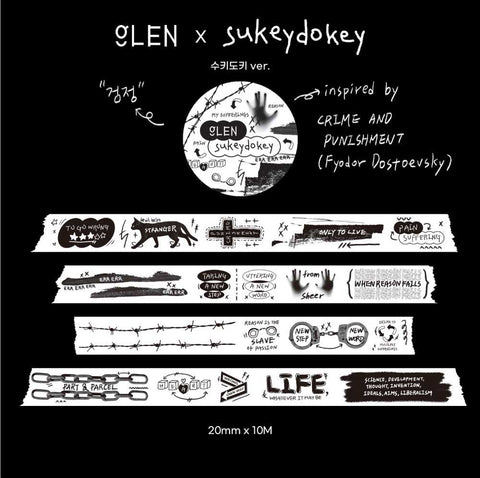 GLEN X Sukeydokey Masking Tape ver.3