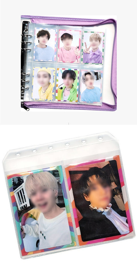 Groovy Patterned Photocard Binder Artboard 20PCS Set