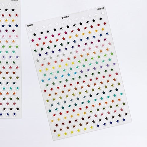 Transparent Star Seal Sticker | Deco Sticker