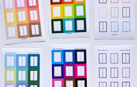 Index Label Sticker ver.3 | 12sheets