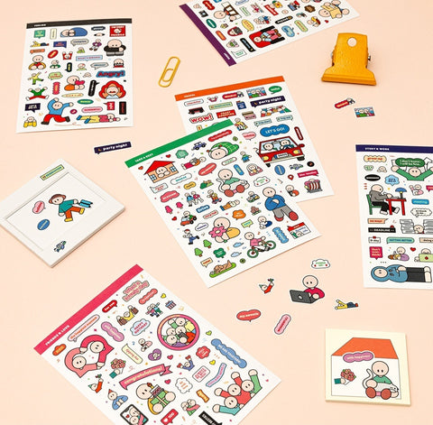 Simpler Daily Point Sticker Pack | 6 sheets
