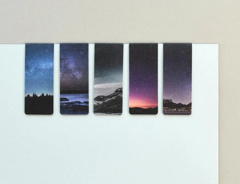 Magnetic Bookmarks 5P_ Night Sky ver.1