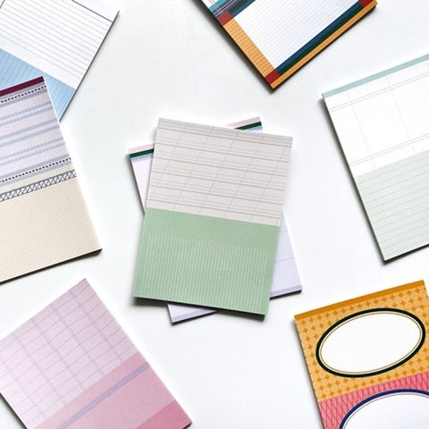 Half and Half Memo Pad Set