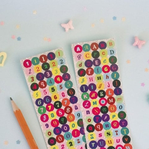 Retro Glitter Sticker Pack | 2sheets