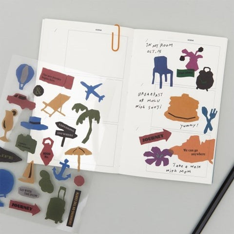 LIFE&PIECES Object Sticker Pack | 6sheets