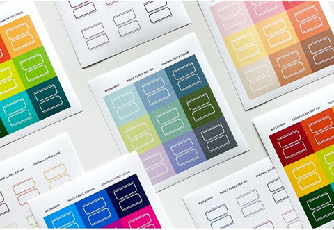 Index Label Sticker Pack | 12sheets
