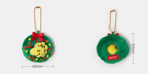 Peanuts Snoopy Holiday Key Ring 4types SET | Christmas, Woodstock, Snoopy | Tree Objet | Ornament